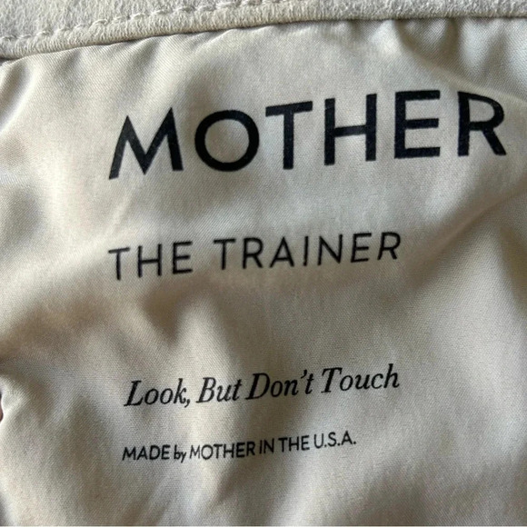Mother The Trainer Ivory Jogger pants Size 26 - Picture 8 of 11